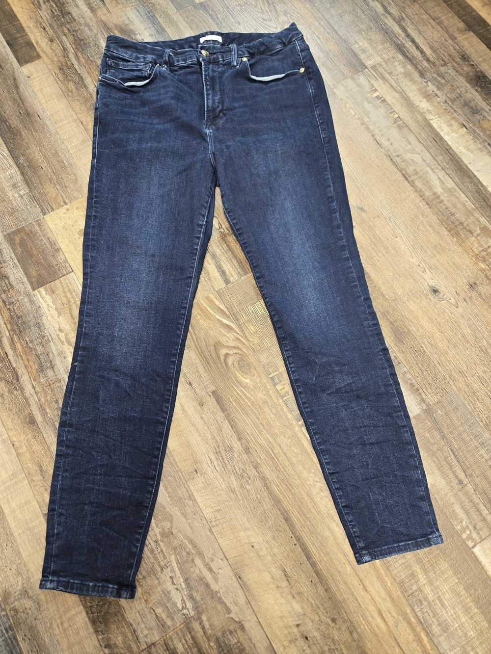 Good American Dark Indigo Skinny Jeans